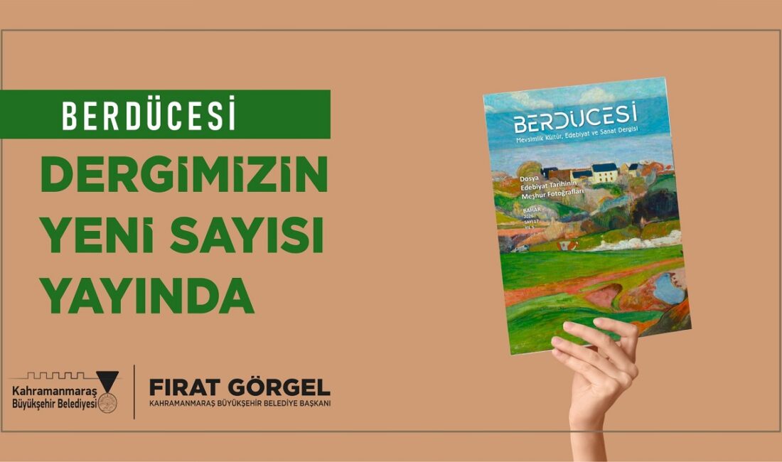 Berdücesi Dergisi, Bahar Sayısıyla Okurlarla Buluştu Büyükşehir Belediyesinin Kültür Yayınları’ndan Berdücesi Dergisi’nin bahar sayısı yayımlandı. Derginin