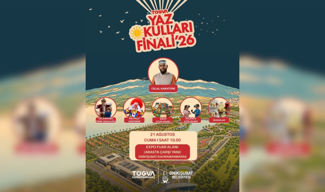 TÜGVA Yaz Okulu Kahramanmaraş’ta Final Yapıyor Onikişubat Belediyesi ile TÜGVA Kahramanmaraş Şubesi iş birliğinde düzenlenen Yaz