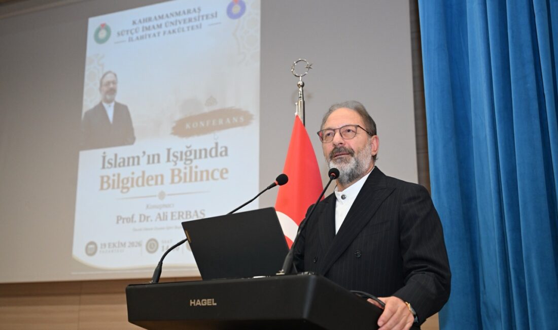 Ali Erbaş, KSÜ’de “İslam’ın Işığında Bilgiden Bilince” Konferansı Verdi Kahramanmaraş Sütçü İmam Üniversitesi (KSÜ) Yunus Emre Kongre ve Kültür
