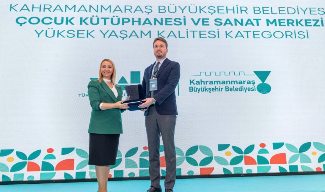 Büyükşehir’in Çocuk Sanat Merkezi’ne Yüksek Yaşam Kalitesi Ödülü Büyükşehir Belediyesinin Cahit Zarifoğlu Çocuk Sanat Merkezi, Türkiye Sağlıklı Kentler