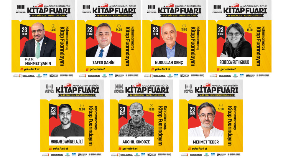 Fikir Dünyasının Usta İsimleri KAFUM’da Sevenleriyle Buluşacak Büyükşehir Belediyesinin 11. Uluslararası Kahramanmaraş Kitap Fuarı’nda 23 Ekim Cuma