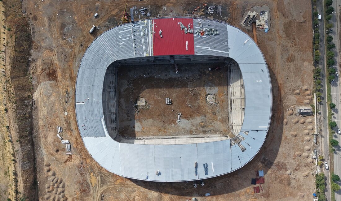 Kahramanmaraş Stadyumu’nda Adım Adım Sona Doğru Şehrin spor altyapına güç katacak 17 bin 500 seyirci kapasiteli