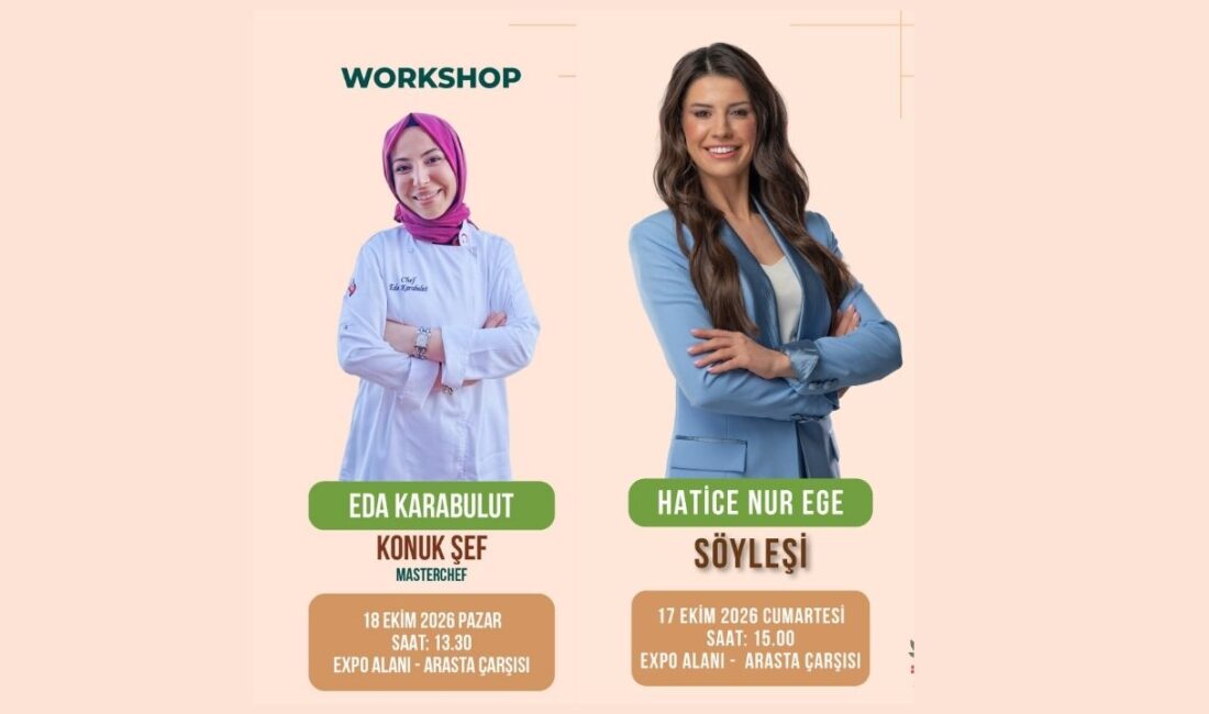 Ünlü Diyetisyen Hatice Nur Ege ve MasterChef Eda Karabulut, Onikişubat Zahire Festivali’ne geliyor Hanifi Toptaş başkanlığındaki Onikişubat Belediyesi tarafından 17-18 Ekim 2026 tarihlerinde