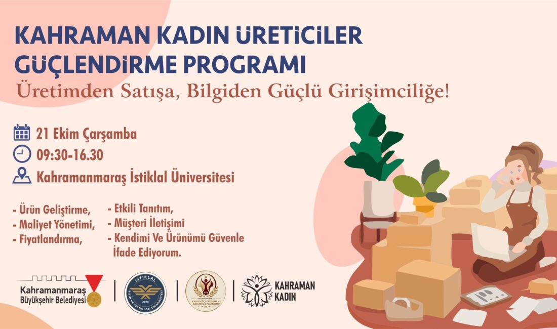 Büyükşehir’den Kadın Girişimcilerin Gücünü Artıracak Seminer Büyükşehir Belediyesi, Kahraman Kadın Akademisi ve paydaş kurumlarla iş birliğinde