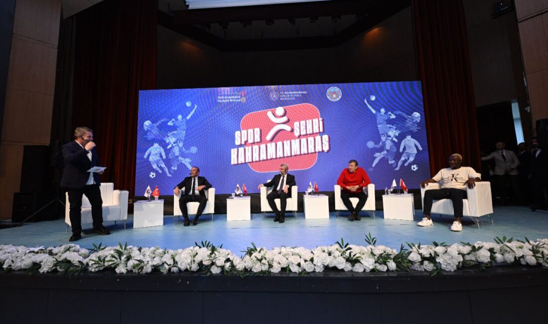Spor Şehri Kahramanmaraş’ta Gençlere İlham Veren Buluşma Büyükşehir Belediyesi tarafından; TRT Spor Spikeri Erdoğan Arıkan ile Türk