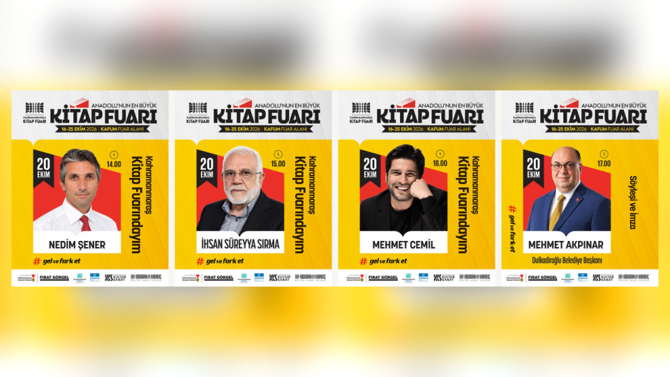 “Gel ve Fark Et” Temalı Kitap Fuarı Salı Günü Dolu Dolu Geçecek Büyükşehir Belediyesinin 11. Uluslararası Kahramanmaraş Kitap Fuarı’nda 20 Ekim Salı