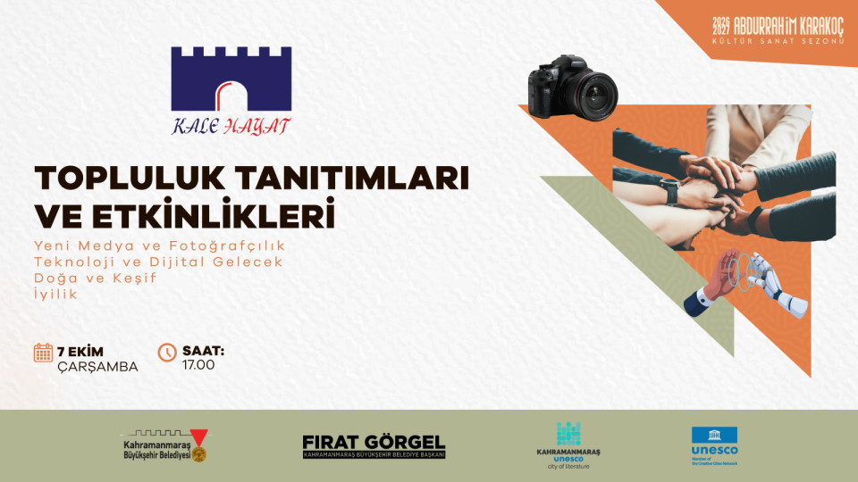 Pusula Maraş, Gençleri Topluluk Tanıtımları Etkinlikleriyle Buluşturuyor Büyükşehir Belediyesinin gençlik markası Pusula Maraş, “Topluluk Tanıtımları ve Etkinlikleri”